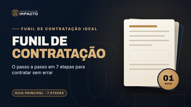 Capa: Funil de Contratação