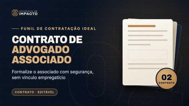Capa: Contrato de Advogado Associado
